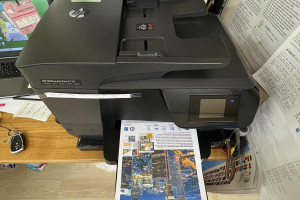 노원구 무한잉크복합기 HP8710 신규설치(교회)